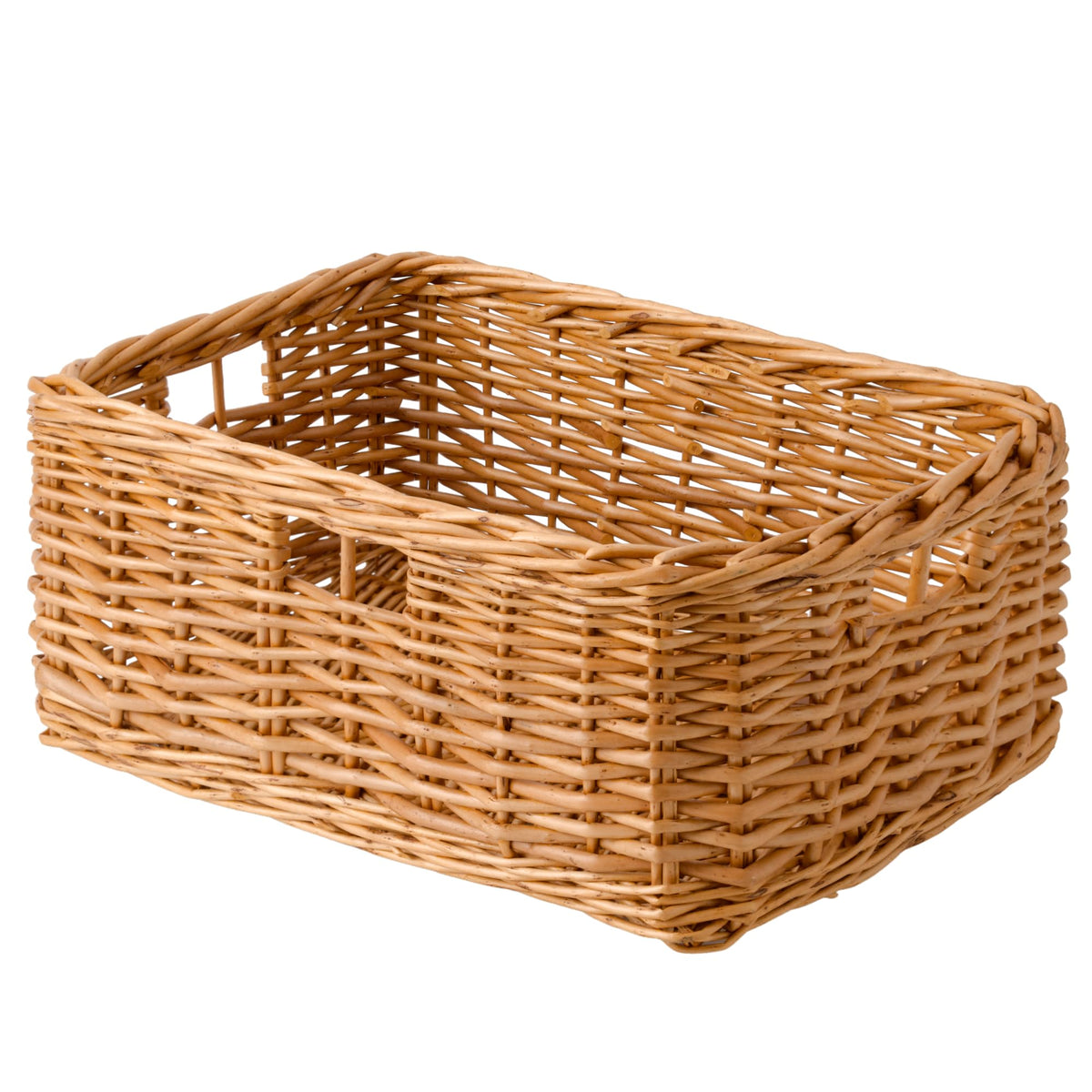 StorageWorks Wicker Baskets for Storage, Wicker Storage Baskets, 1-Pack