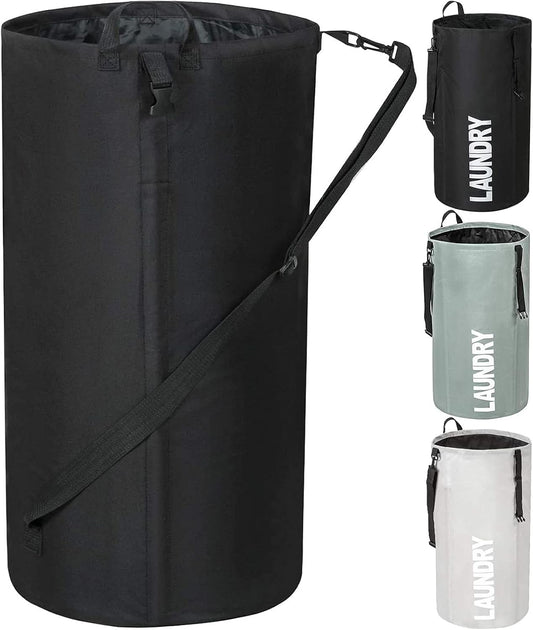 Chrislley 106L Collapsible Laundry Basket, Laundry Backpack, Laundry Bag
