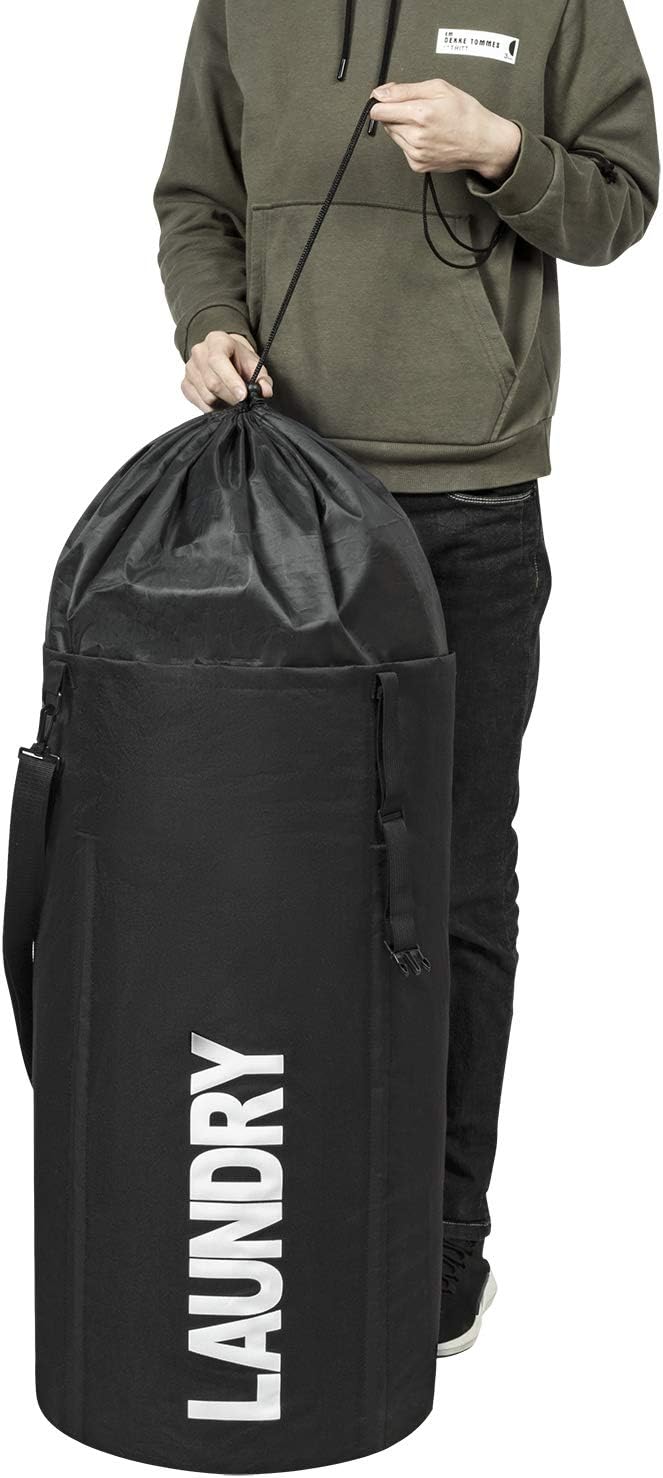 Chrislley 106L Collapsible Laundry Basket, Laundry Backpack, Laundry Bag