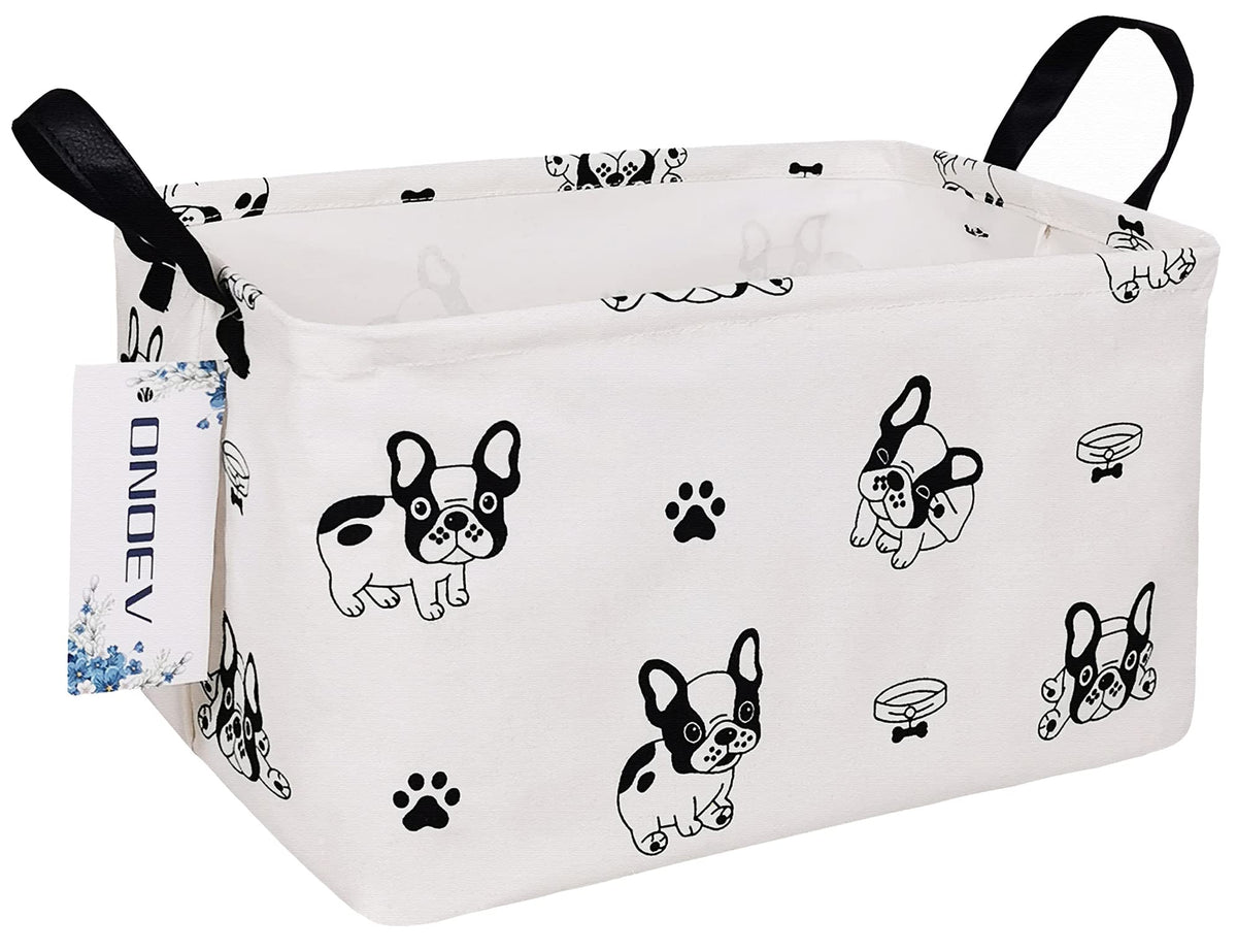 Rectangular Fabric Storage Bin, Foldable Tree Animals print Basket