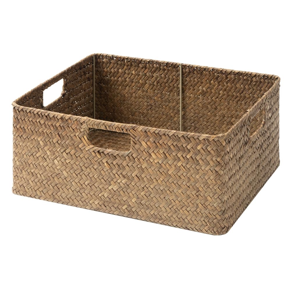 StorageWorks Large Wicker Baskets for Storage,Woven Basket for Gifts,1-Pack