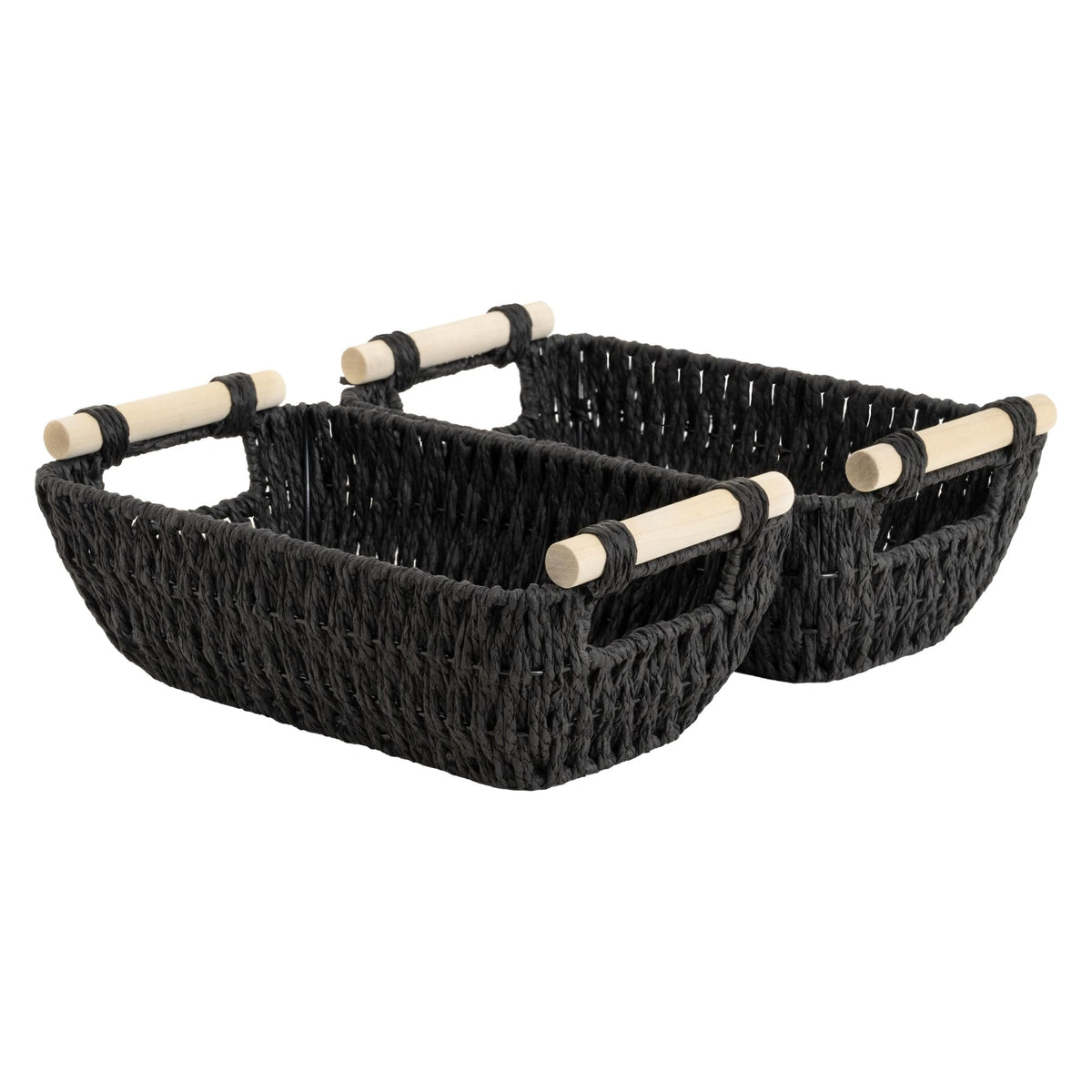 StorageWorks Wicker Baskets for Organizing, Water Hyacinth Storage Baskets