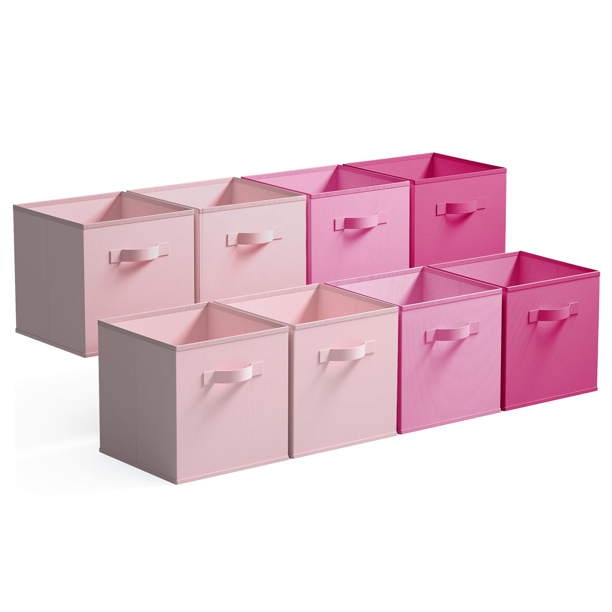 GRANNY SAYS 11 Inch Fabric Storage Cubes, 6-Pack, Sage Green