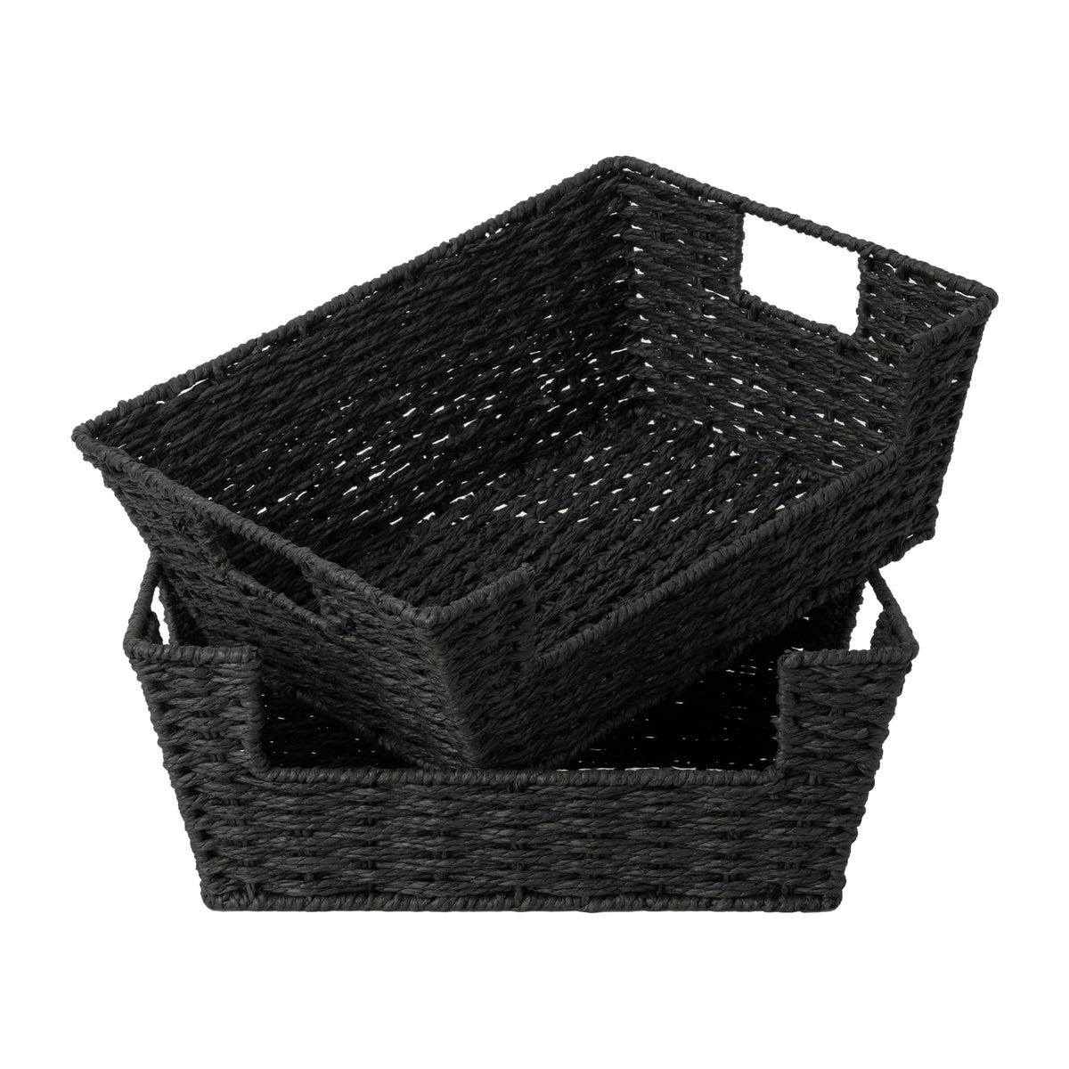 StorageWorks Pantry Baskets for Organizing, Storage Baskets, Water Hyacinth