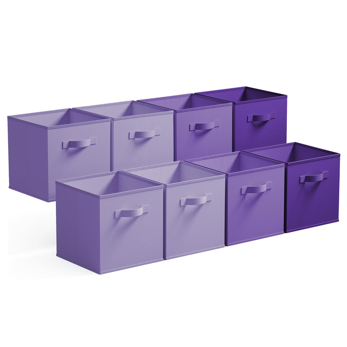 GRANNY SAYS 11 Inch Fabric Storage Cubes, 6-Pack, Sage Green