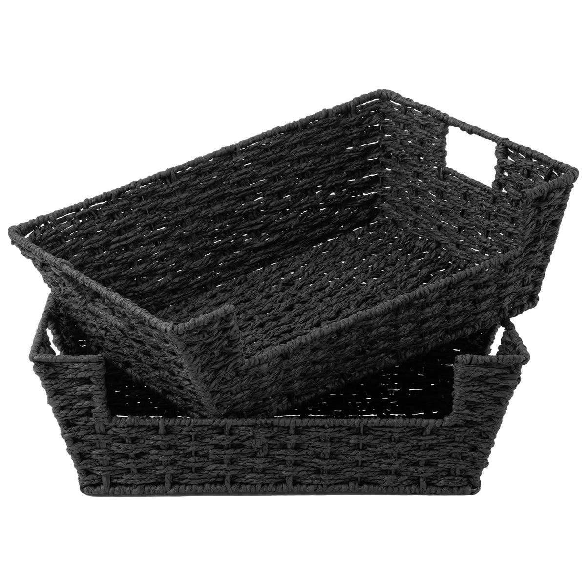 StorageWorks Pantry Baskets for Organizing, Storage Baskets, Water Hyacinth