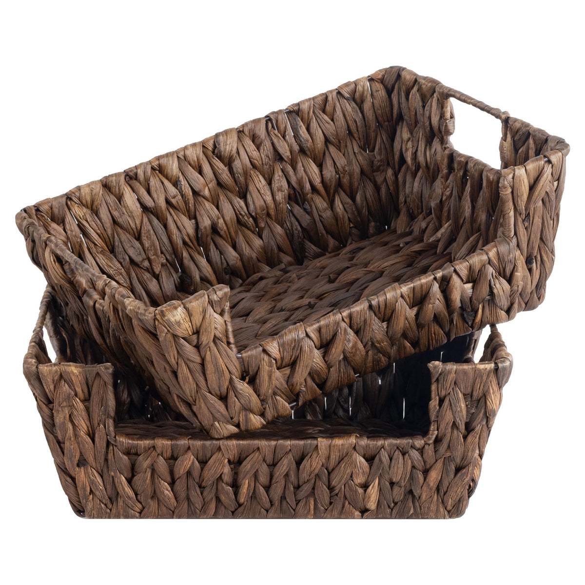 StorageWorks Pantry Baskets for Organizing, Storage Baskets, Water Hyacinth