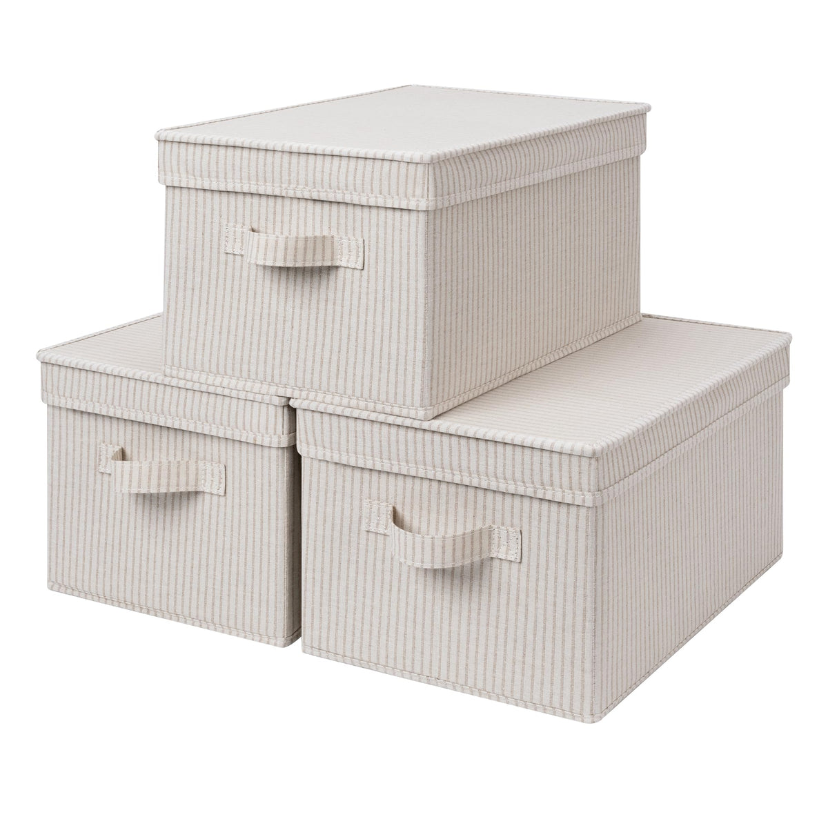 StorageWorks Closet Storage Bins, Fabric Storage Bins with Lids