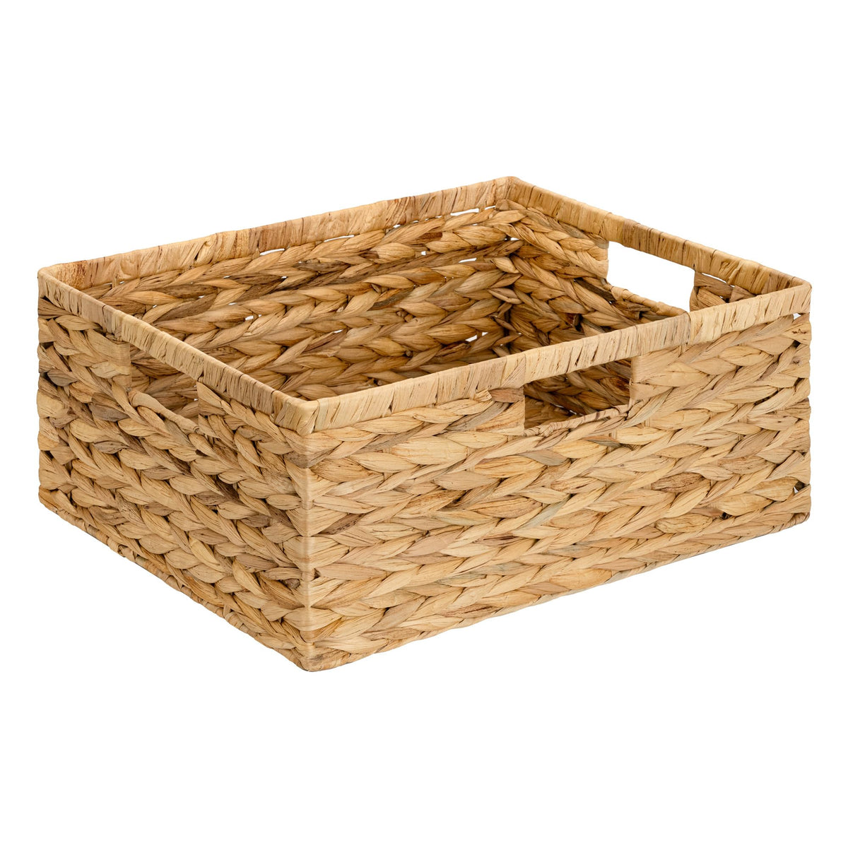 GRANNY SAYS Wicker Storage Baskets for Shelves, Hyacinth Baskets, 2-Pack