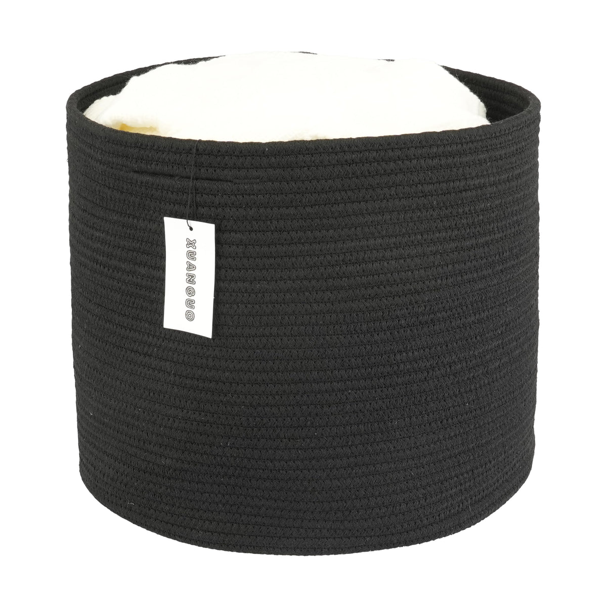 XUANGUO Cotton Rope Basket For Girls Boys Kids 16”X14”