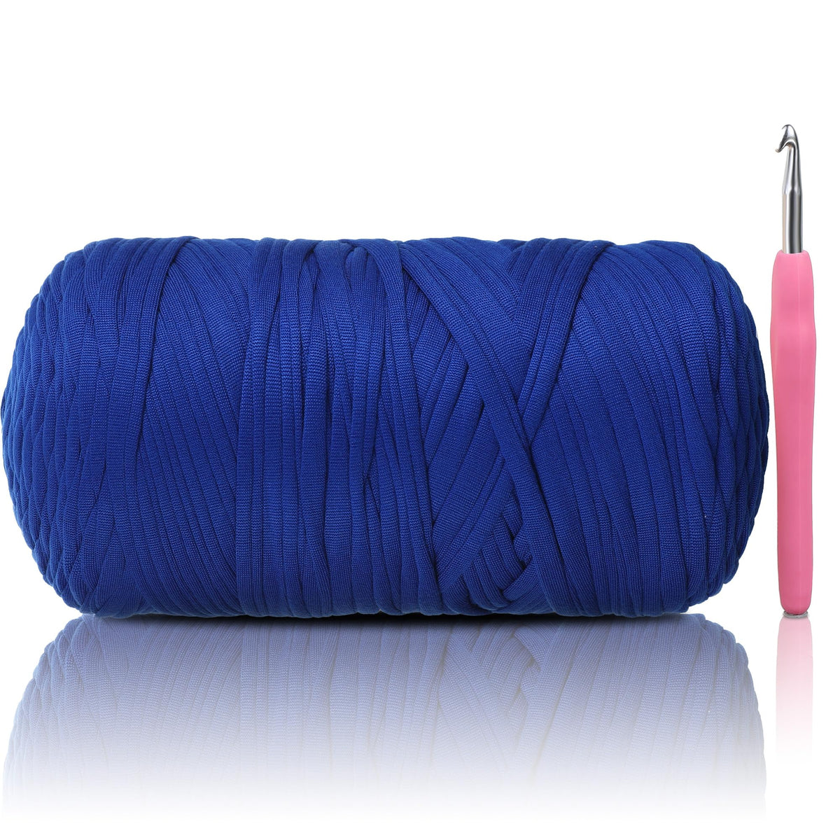 T-Shirt Yarn - 400g/118 Yards Elastic Fabric Crochet Cloth T-Shirt Yarn, Thick Hand Knitting Yarns for Crocheting Bags/Rugs/Baskets/Craft Project (Modern, 1-Grey)