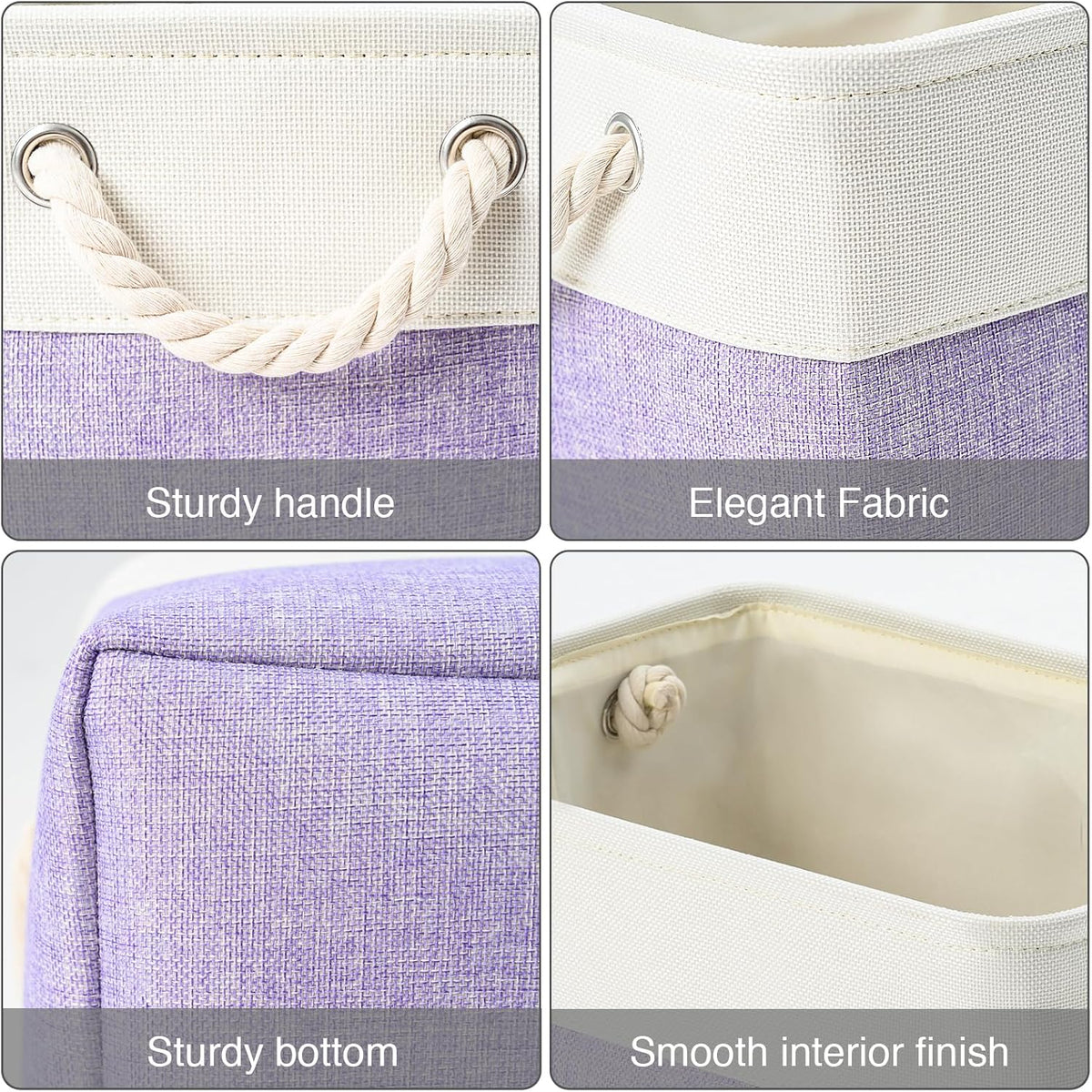 DUHEL Storage Baskets Bins 3 Pack