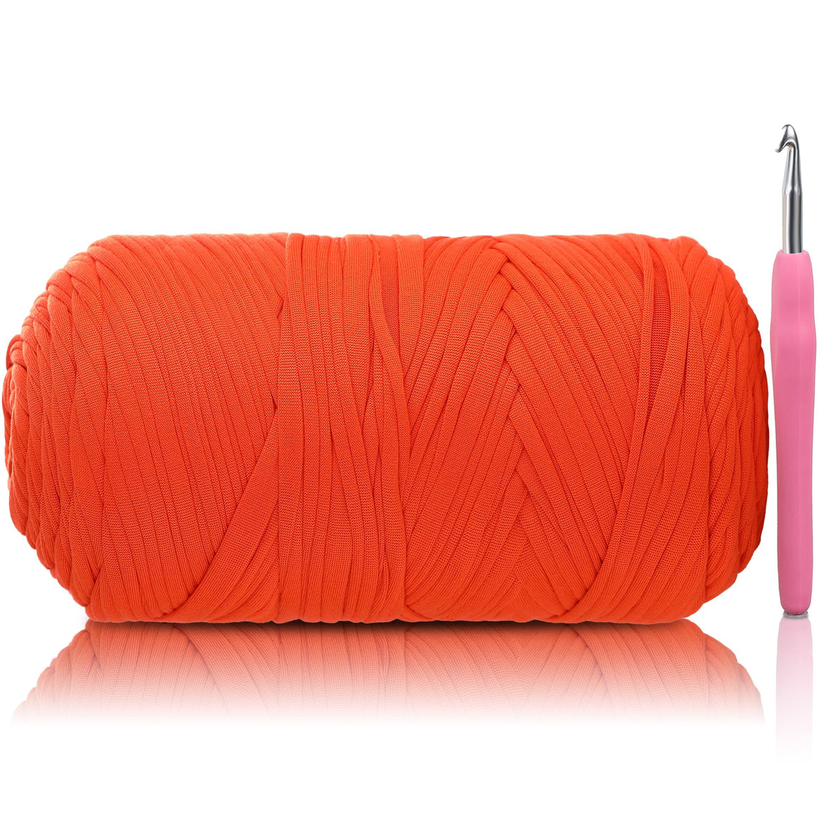T-Shirt Yarn - 400g/118 Yards Elastic Fabric Crochet Cloth T-Shirt Yarn, Thick Hand Knitting Yarns for Crocheting Bags/Rugs/Baskets/Craft Project (Modern, 1-Grey)