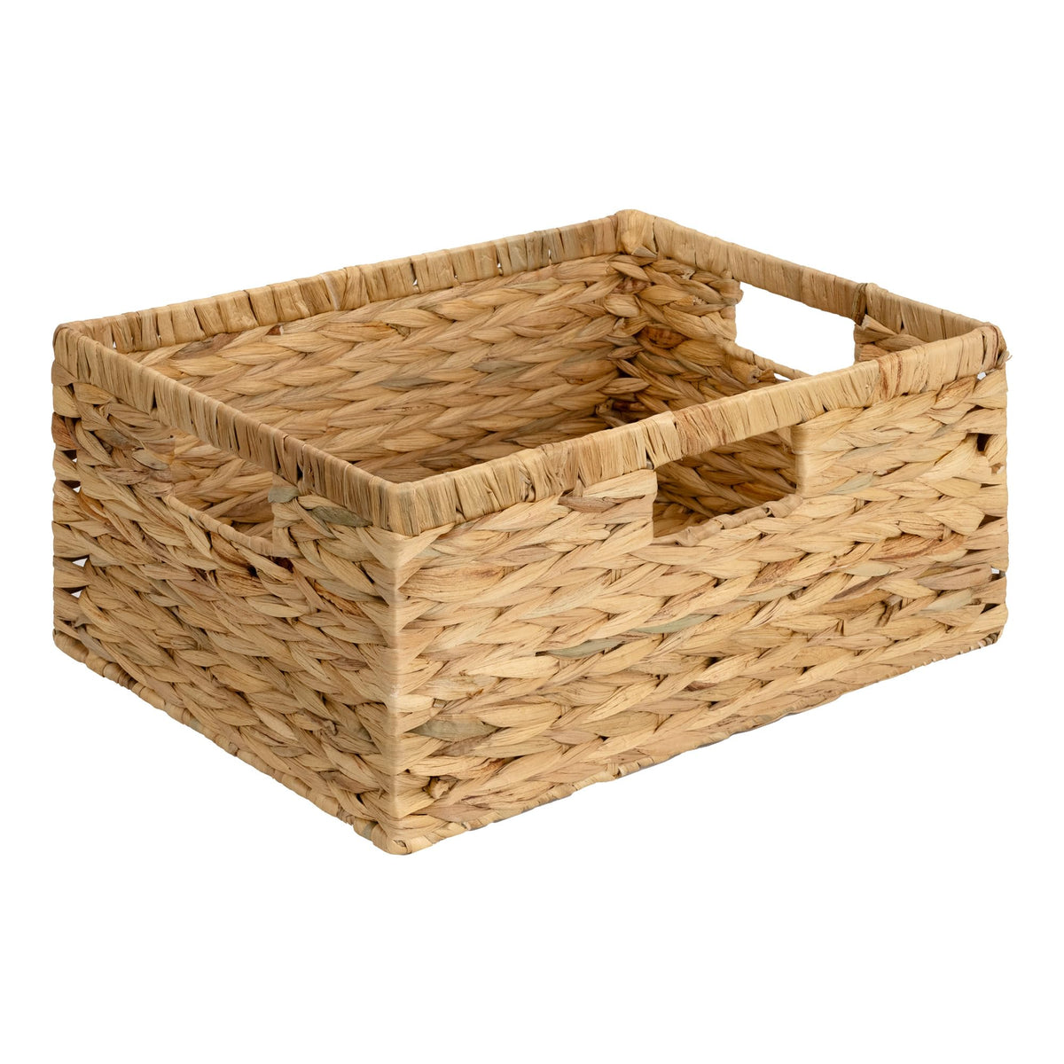 GRANNY SAYS Wicker Storage Baskets for Shelves, Hyacinth Baskets, 2-Pack