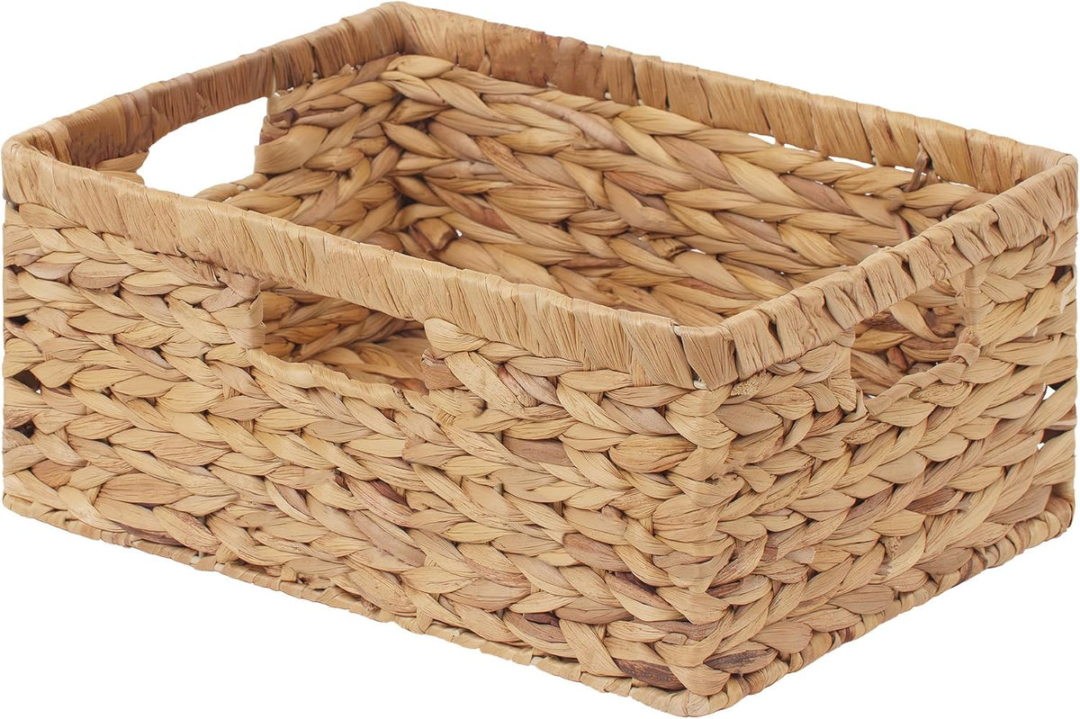 StorageWorks Large Wicker Baskets for Storage,Woven Basket for Gifts,1-Pack