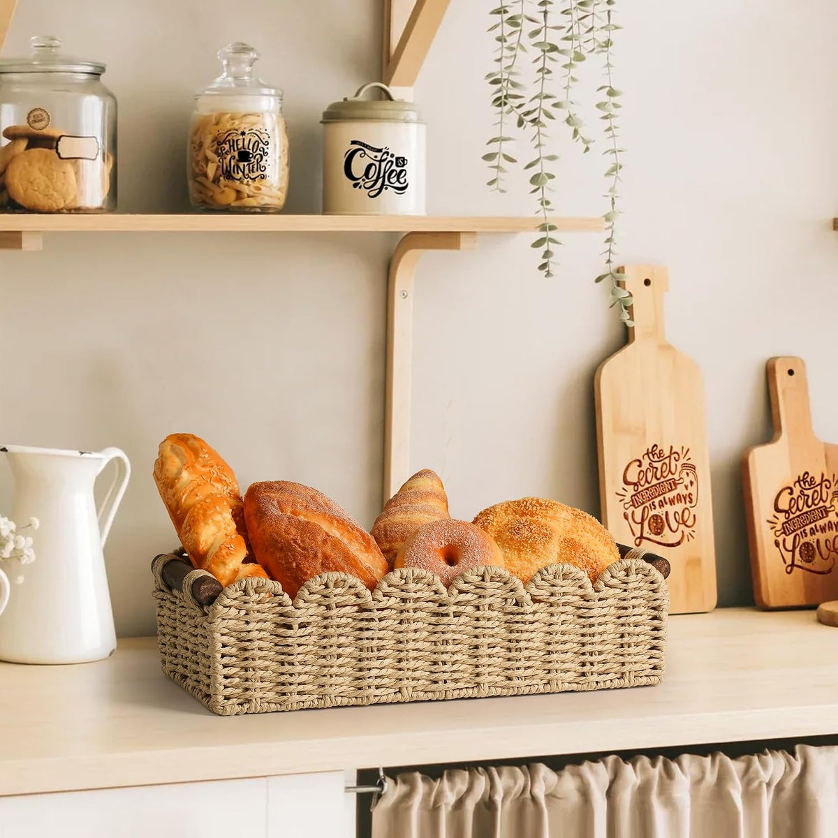 Bathroom Decor Basket for Toilet Paper Storage Baskets For Organizing