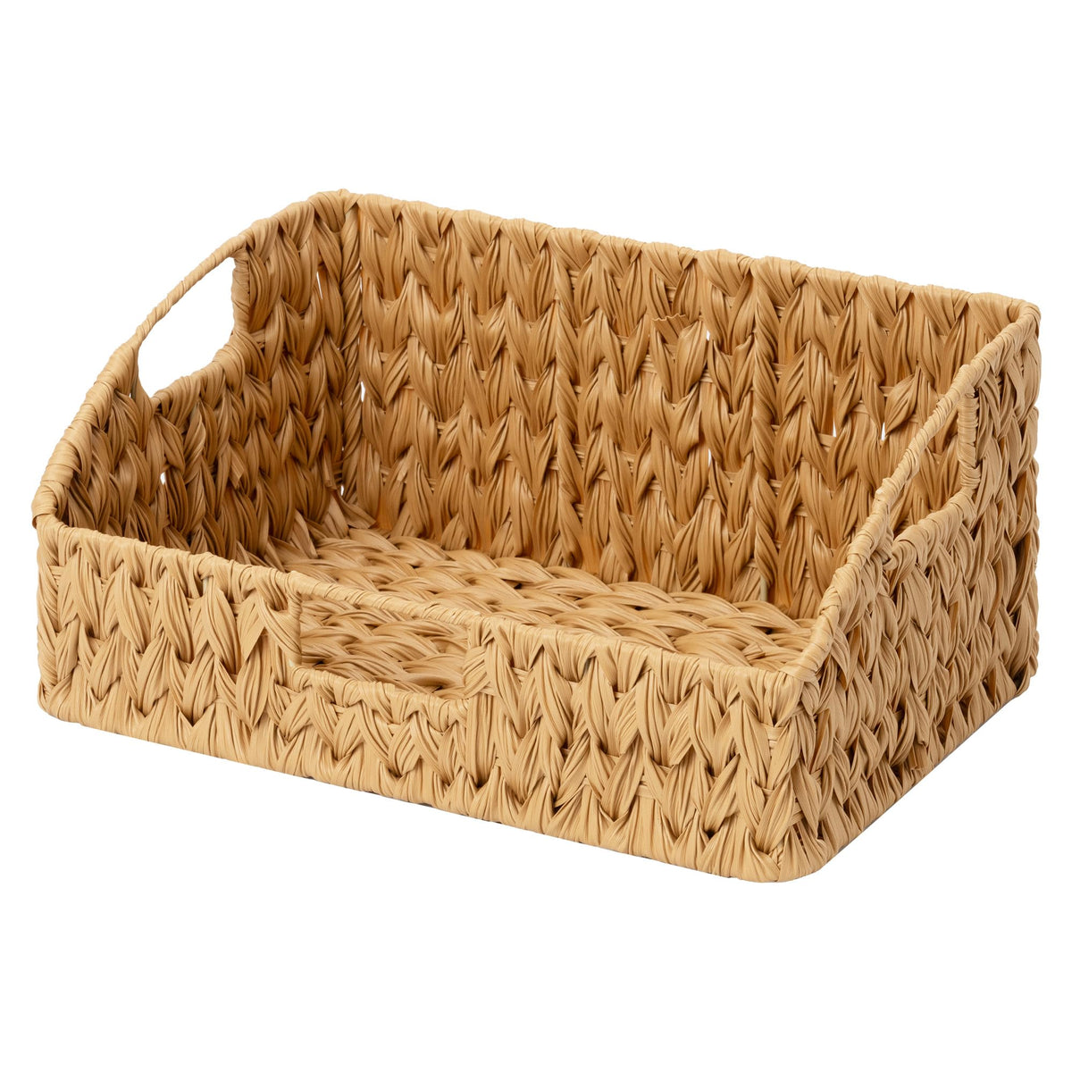 GRANNY SAYS Wicker Storage Baskets, Waterproof Wicker Basket with Handles