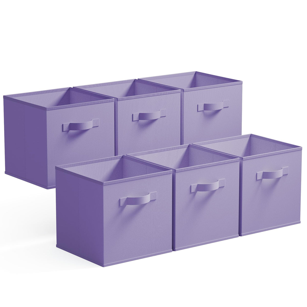 GRANNY SAYS 11 Inch Fabric Storage Cubes, 6-Pack, Sage Green