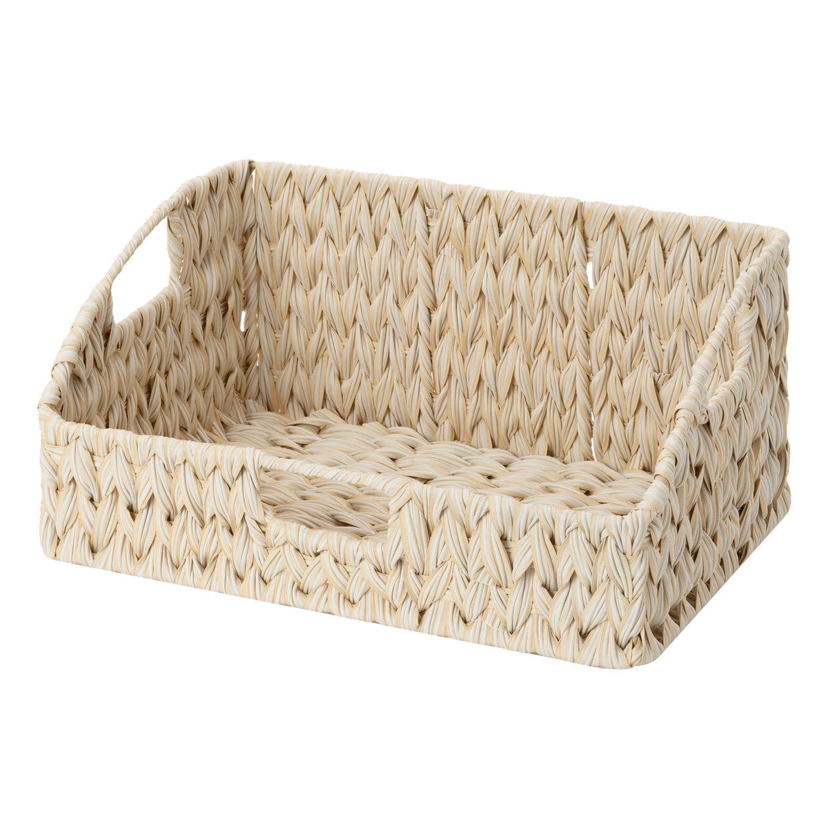 GRANNY SAYS Wicker Storage Baskets, Waterproof Wicker Basket with Handles