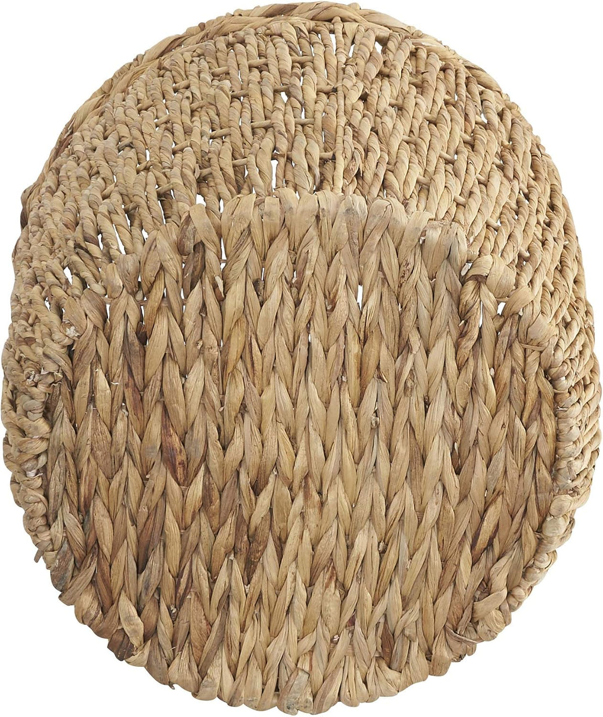 Household Essentials Tall Wicker Floor Basket, Woven Decorative Basket with Handles, Handmade, Great for Laundry and Storage, Natural
