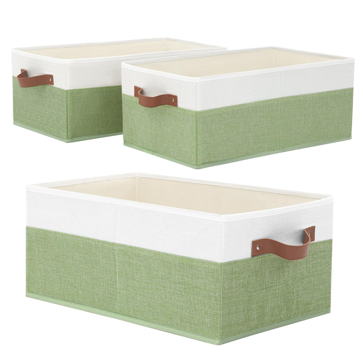 6 Pack Closet Storage Bins, Storage Baskets for Shelves