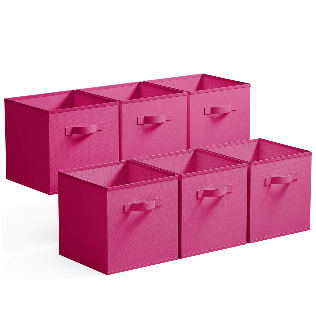 GRANNY SAYS 11 Inch Fabric Storage Cubes, 6-Pack, Sage Green