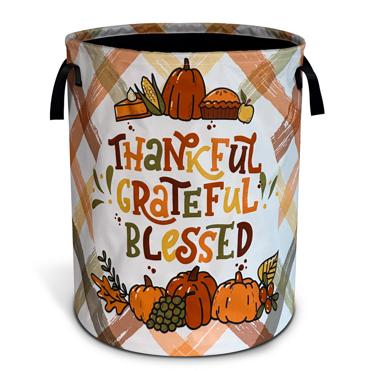 Colorful Butterflies Flowers Laundry Basket Oxford Cloth 18.9 x 16.5 Inch