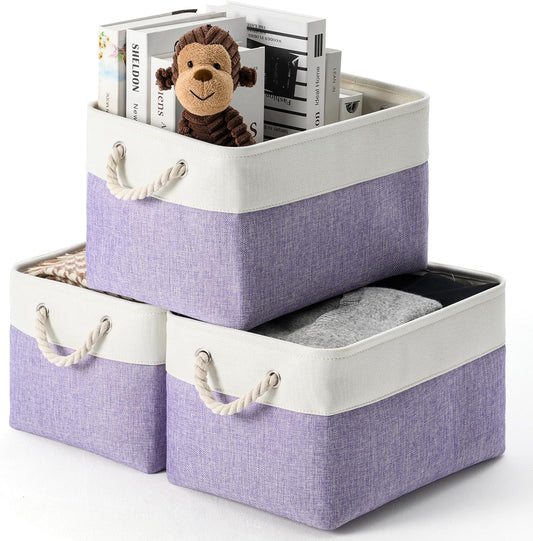 DUHEL Storage Baskets Bins 3 Pack