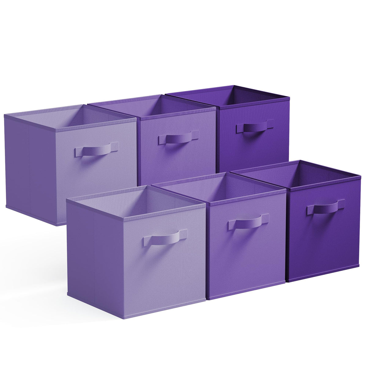 GRANNY SAYS 11 Inch Fabric Storage Cubes, 6-Pack, Sage Green