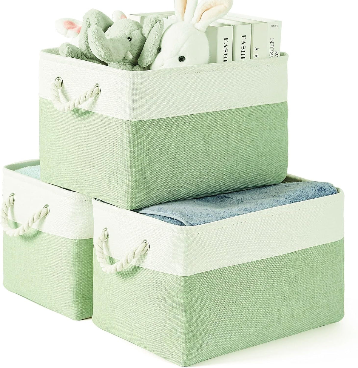 DUHEL Storage Baskets Bins 3 Pack